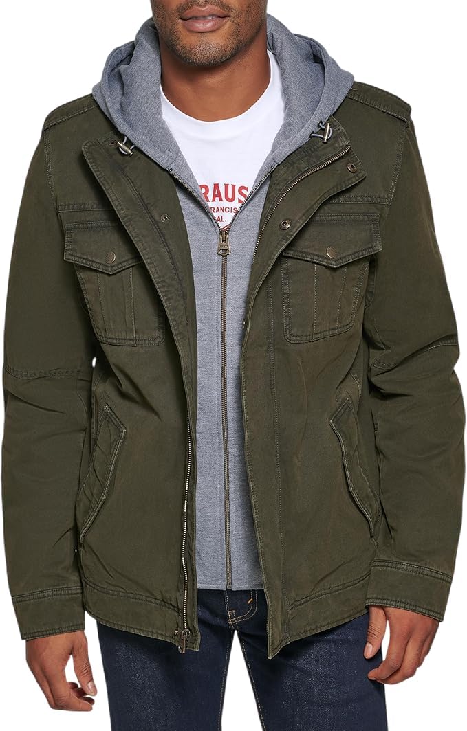 Levi's Men's Four-pocket Hooded Jacket Jacket