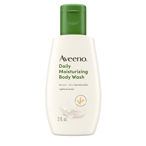 Aveeno Daily Moisturizing Body Wash, Lightly Scented, 2 fl. oz
