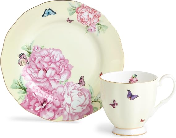 Miranda Kerr for Royal Albert Friendship Joy 2-Piece Set (Mug & Plate 8")