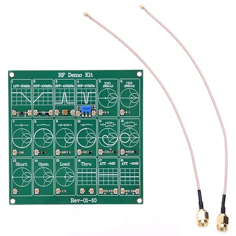 Vector Network Analyzer Board, RF Demo Test Module Kit, Frequency Test Board Demo Kit, VNA Filter/Attenuator Module