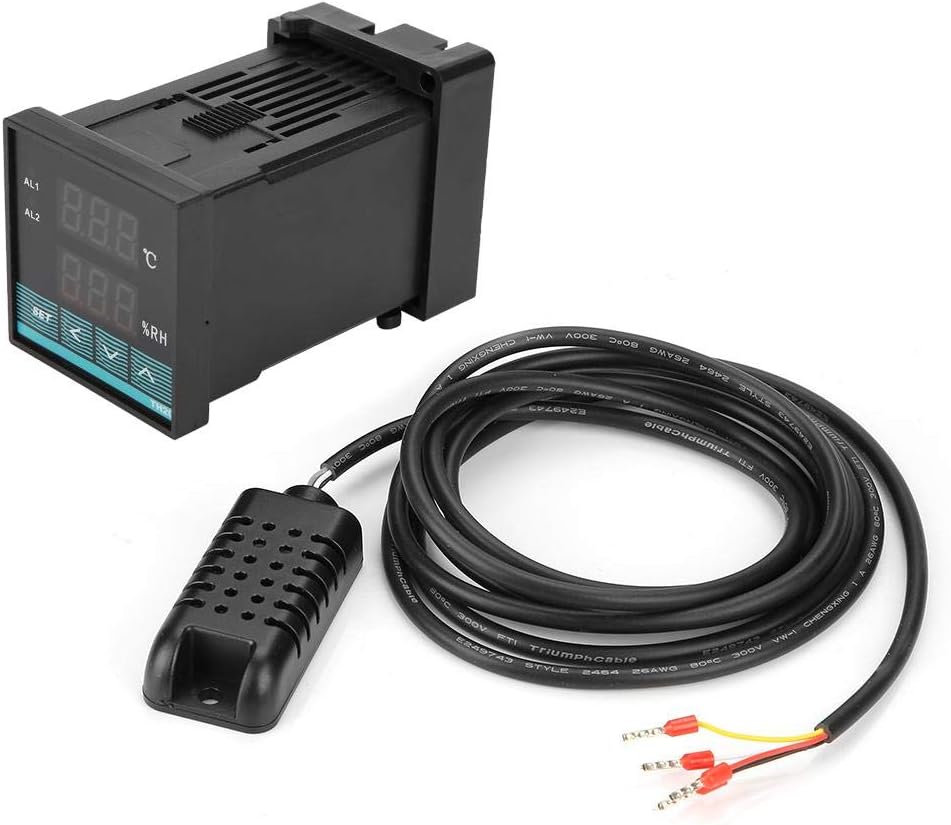 Acogedor Digital Temperature Controller Thermostat, Temperature & Humidity Controller Thermostat with Relay Output -19.9¡æ~80.0¡æ 0.0~99.9£¥RH,Temperature Controller Thermostat