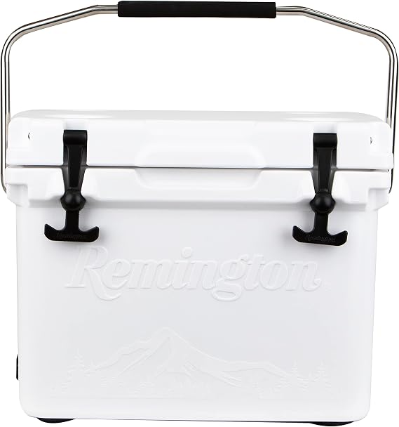 Remington Rotomolded Cooler, Insulated Hard Ice Chest, Durable Cooler with Heavy Duty Rubber Latches & O-Ring Barrier for Air Tight Seal