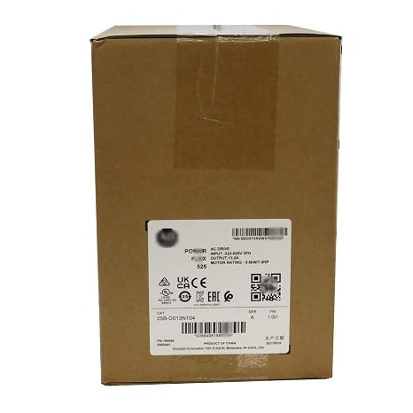 25B-D013N104 525 AC Drive, Variable, 480VAC, 7.5HP / 5.5kW, 13.0 Amp, Normal & Heavy Duty