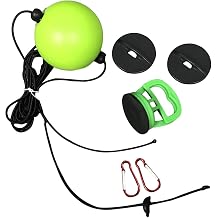 Yiju Boxing Reflex Ball Boxing Speed Ball MMA Workout Focus Trainer Adults Kids Double End Punching Ball for Hand Eye Coordination