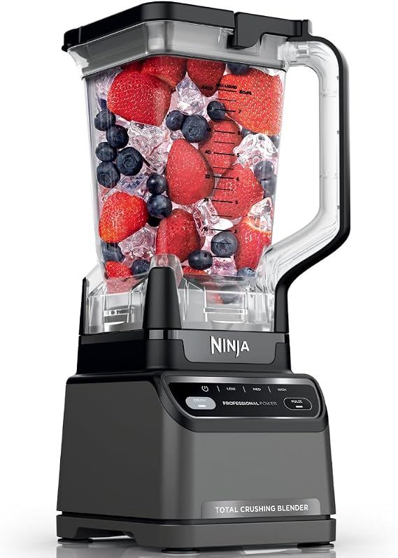 Ninja Professional Blender 2.0, 1200W, Auto-iQ, 72oz Pitcher, BR201AMZ | 1200W Total Crushing blades + Auto-iQ Crush program for smoothies & frozen drinks. 4 speeds. Dishwasher safe.