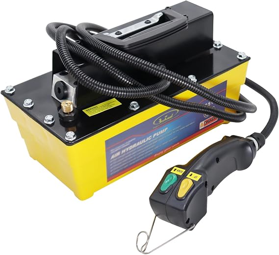 BESTOOL10,000 PSI Remote-Control Air Hydraulic Pump, 1/2 Gal Reservoir