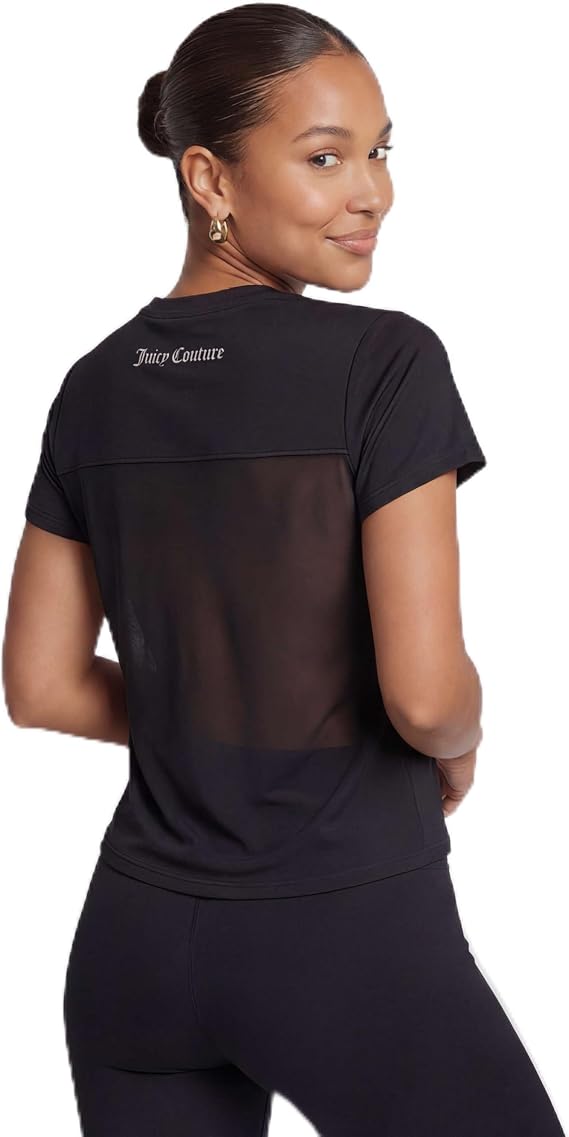 Women's Mesh Back T Shirts Short Sleeve Athletic Workout Yoga Gym Tops