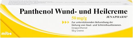Panthenol Jenapharm Wound and Healing Cream 50 mg/g 50 g Cream
