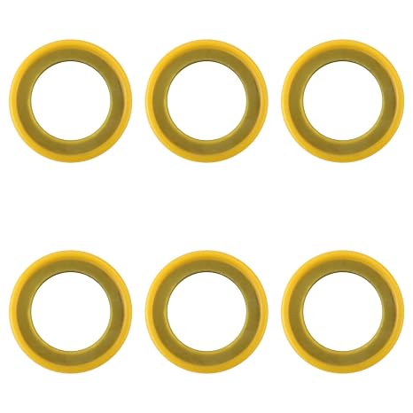PEUTIER 6pcs 26-830749 Gearcase Drain Plug Seal Washer Gaskets for Mercury