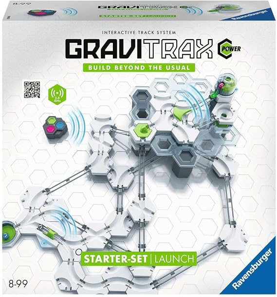 Ravensburger GraviTrax POWER Launch Starter-Set: Plastic Marble Run Set for Kids 8 and Up, Science Theme, Compatible with All GraviTrax Sets