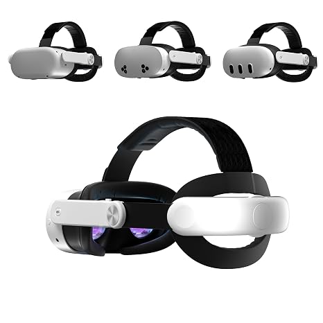 WOUNMTT VR Head Strap for Meta Quest 3/3S, Quest 2 - Patented Adjustable