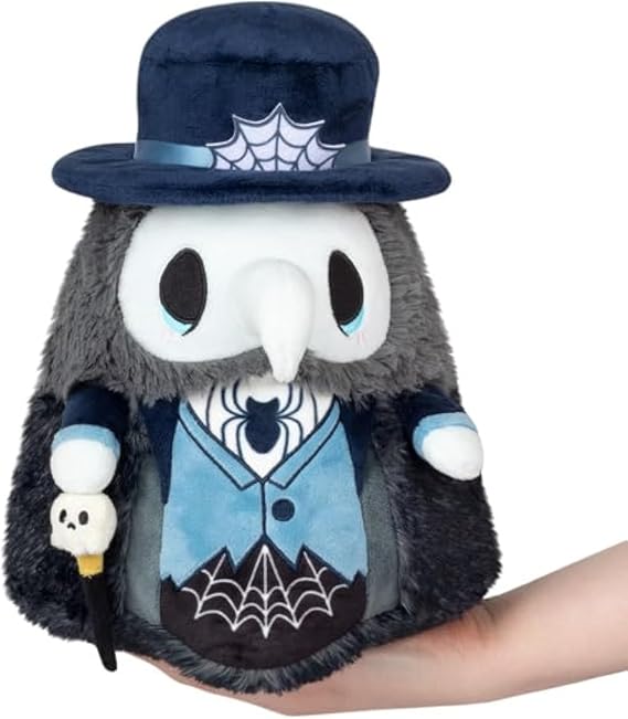 Squishable - Mini Haunted Plague Doctor - The Mysterious Doctor Plague Collection - 10 in - Soft Toy Collectible Stuffed Animal