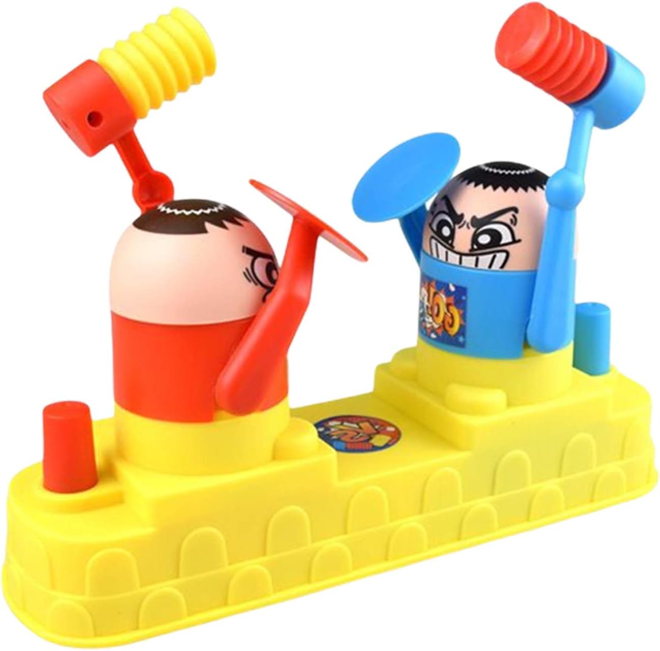 Broadcasting Toys | Bright Color Fight Toys - Boxing Games Wrestling Battle Bot Party Board Games One Touch Control Soft Hammer Table Games for Kids