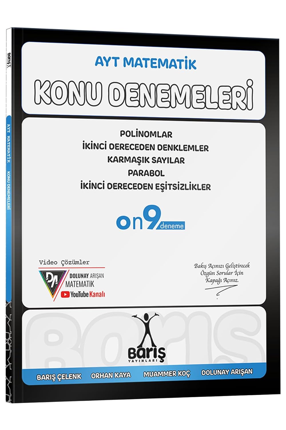 Barış Publications AYT Mathematics Polynomials Second Degree Equations - Inequalities Complex Numbers Parabola Subject Trials Paper Cover – 11 November 2024