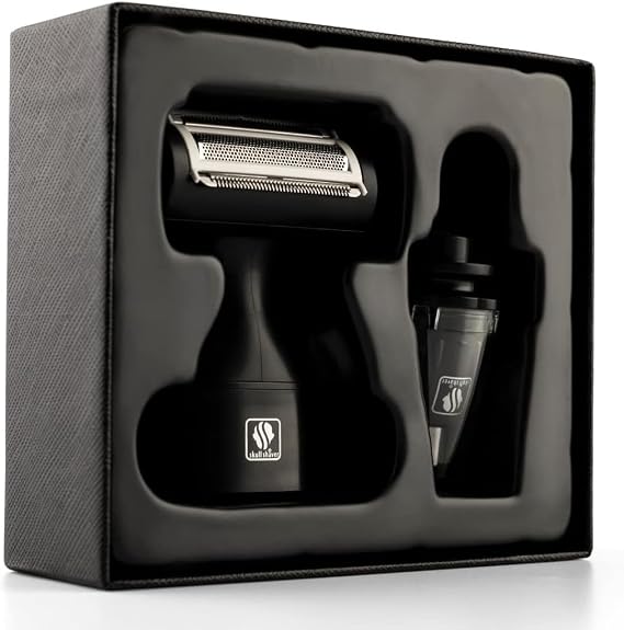 Skull Shaver Pitbull Foil Shaver & Nose Trimmer Attachments - Easy Hair Removal - Stainless Steel Blades - Wet & Dry Compatible - Compatible with Pitbull, Palm & Butterfly Kiss Shavers