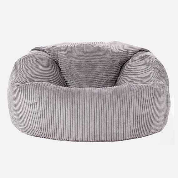 SXBCyan Corduroy Bean Bag Chair Cover Washable Soft Beanbag Cover (No Filler) Toys Bean Bag Cover Kids Stuffed Toy Organizers and Storage for Kids and Adults Soft Premium Corduroy Plush(Gray Blue)