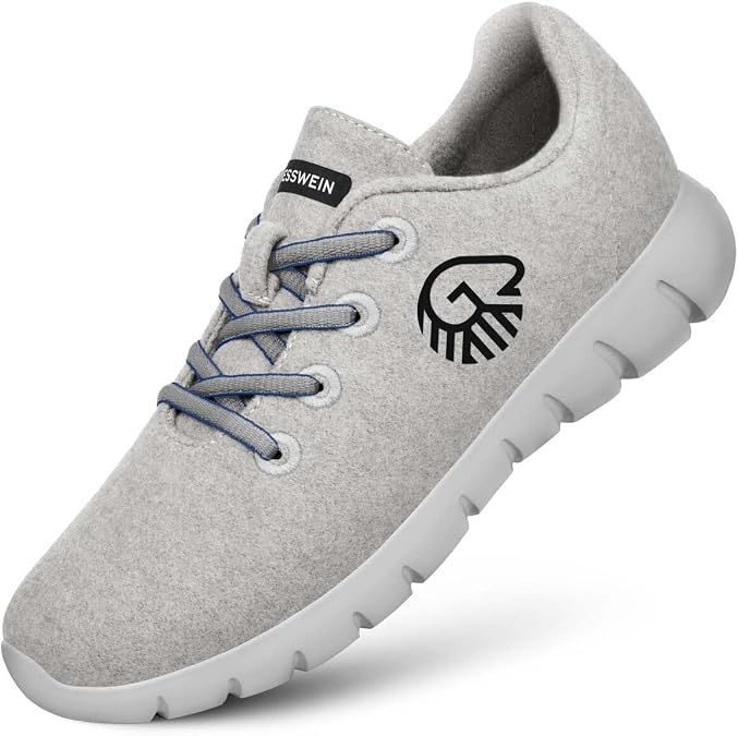 Giesswein Merino Runners Women - Federleichter Merino Sneaker Damen Atmungsaktiv temperaturregulierend & geruchsneutral – waschbarer Merino Freizeitschuh mit Wechselfußbett barfuß ein Genuss