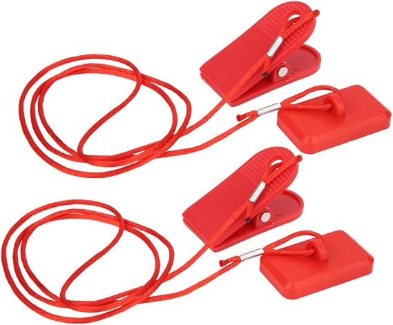 2Pcs Security Switchs for Treadmill, 5Pcs Universal Running Treadmill Machine Security Key Magnetic Switch Lock Running Machine Switch Treadmills Cardio Training