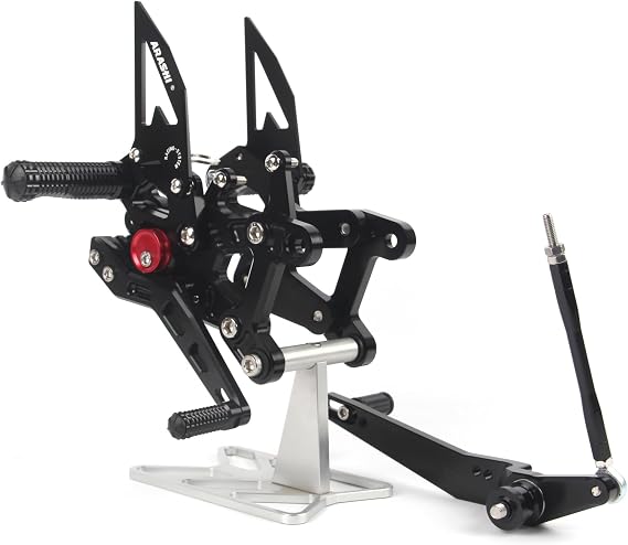 Arashi Version 2.0 Adjustable Rearsets for Honda CBR1000RRR CBR1000RR-R 2021-2025 SP include, Motorcycle Accessories Parts Black