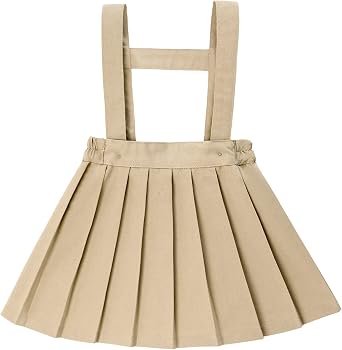 famuka Baby Girl Suspender Skirt Toddlers Casual Strap Overalls Dress