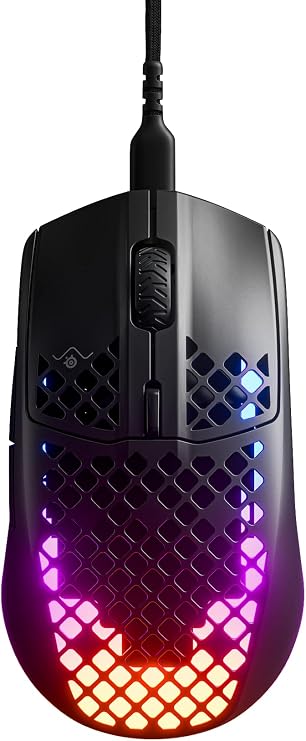 SteelSeries Aerox 3 - Ultra Light Gaming Mouse - 8,500 CPI TrueMove Core Optical Sensor - Waterproof - Black
