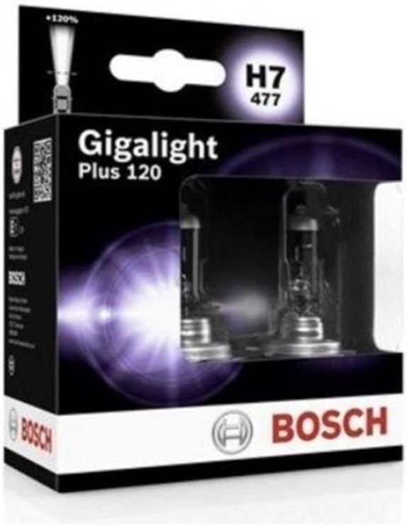 Bosch Gigalight Plus 120 H7 Ampül 2li Set