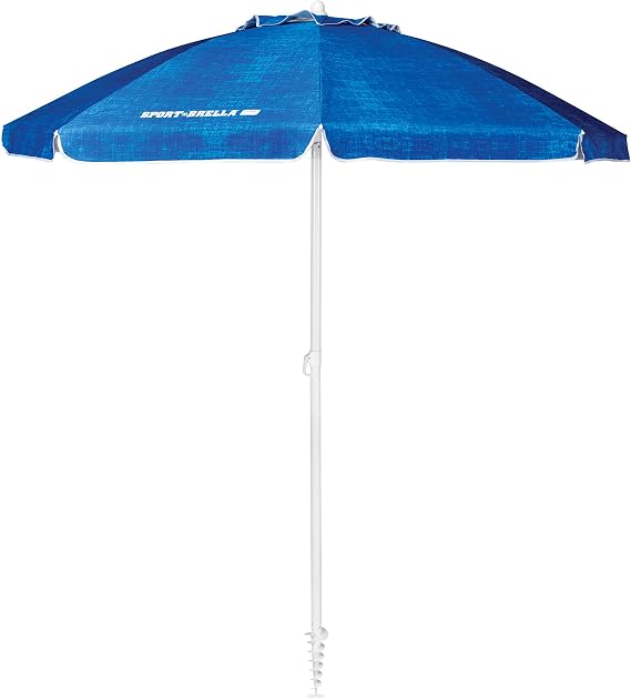 Sport-Brella Core Vented SPF 50+ Upright Beach Umbrella (6-Foot)