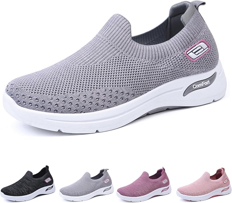 Orthopedic Shoes for Women, Breathable Soft Shoes, Canvas Sneakers Women, Comfort Wear Orthowear Shoe, Nurse Babe Shoe Tennis Sneakers Mesh Casual Comfortable Footwear for Walking 2025