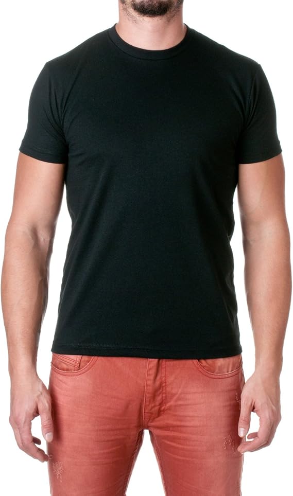 Next Level Mens Premium Fitted CVC Crew Tee (N6210) Black s