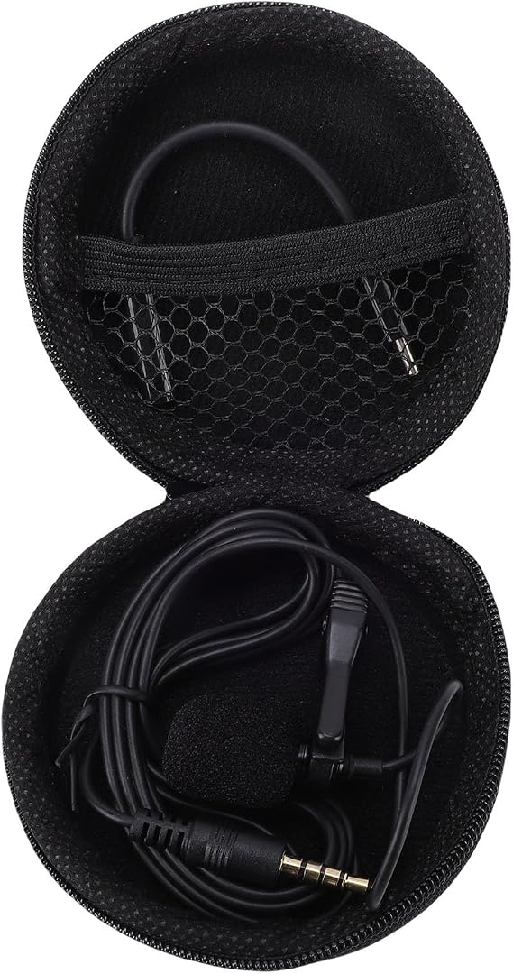 Dynamic Stereo Recording, Lapel Microphone with Intelligent Noise Reduction for Live Streaming, Output Impedance 2.2