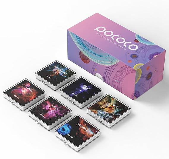 POCOCO Realistic Constellation-1 Series Discs, 5K Resolution, Realistic Patterns, 6 Pieces