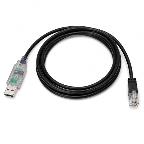 Wirenest USB Programming Cable Compatible with AutomationDirect Koyo D2-DSCBL, FTDI Chip, DirectLOGIC DL05 DL06 DL205 Click PLC, RX/TX LEDs, 6 ft