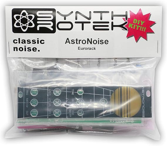 AstroNoise Eurorack Kit - Lofi Chiptune Oscillator and Drum Module Kit