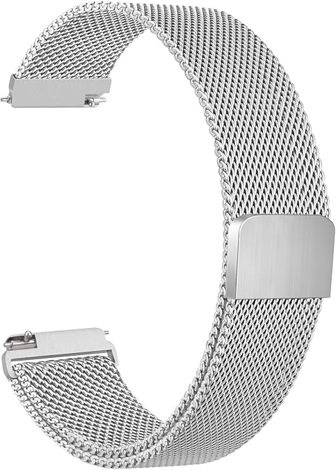 Watch Bands 20mm 22mm Quick Release Watch Strap, Stainless Steel Mesh Replacement Strap for Women Men