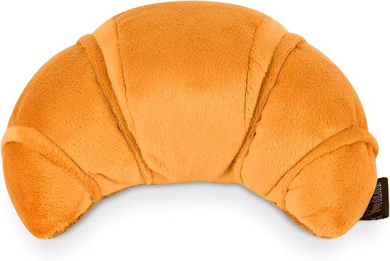 P.L.A.Y. Cute Plush Dog Toys - Brunch Food Themed Durable Squeaker Chew Toy, Great for Puppies & Small, Medium, Large Dogs - Machine Washable, Recycled Materials (Pup's Pastry Croissant, X-Small)