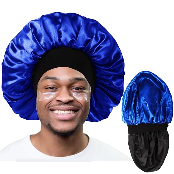 Bonnet for Men Satin Hair Bonnet for Sleeping Women Silk Hair Sleep Cap