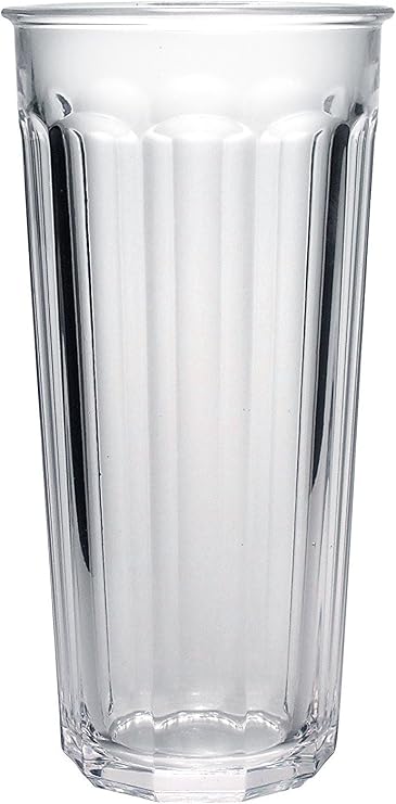 Luminarc Working Glass 23.25 Ounce Storage Jar/Cooler with White Lid, Set of 4, Set, 1, Clear