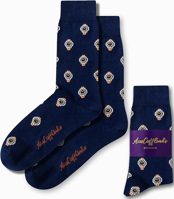 AUSCUFFLINKS Socks For Him & Her | Fun Gift Socks for Dad & Mum