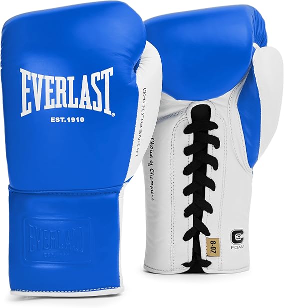 Everlast Powerlock OG Pro Fight Boxing Gloves for Bags & Competition, Advanced Foam, Ergonomic Grip - Authentic Everlast