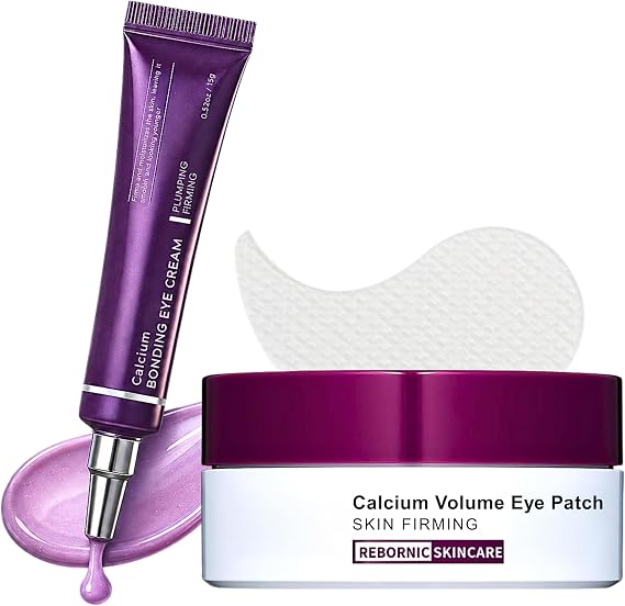 Calcium Volume Under Eye Patches + Calcium Anti Wrinkle Eye Cream 15g