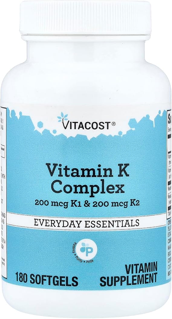 Vitacost Vitamin K Complex, 180 Softgels
