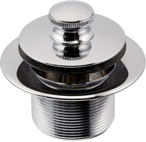 Watco 38301-CP Push Pull Closure Tub, Chrome Plated
