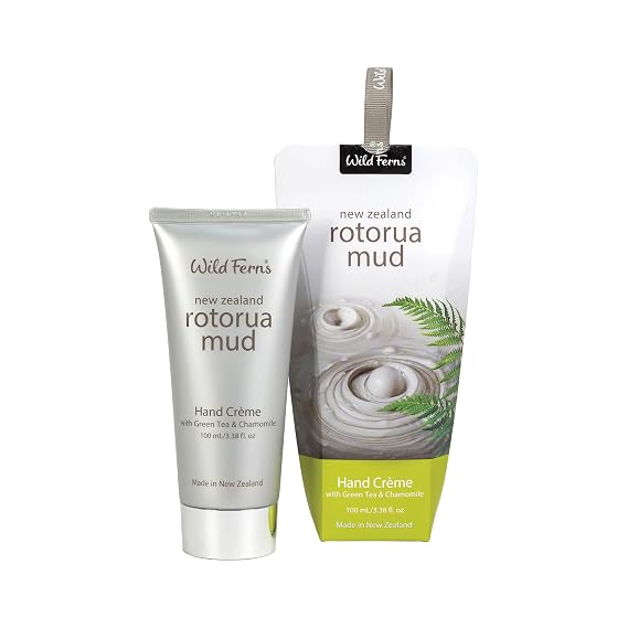 Wild Ferns Rotorua Mud Hand Cream, 3.38 ounces