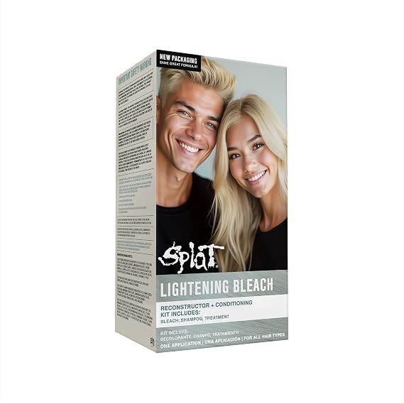 Splat Lightening Bleach Kit, 1 Application, Vegan & Cruelty Free