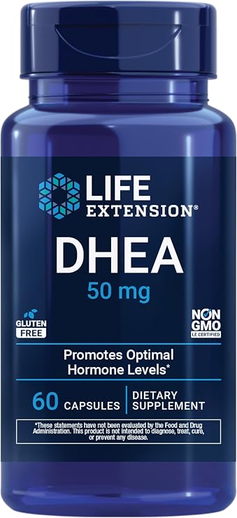 Life Extension DHEA 50 mg, Hormone Balance, 60 Capsules
