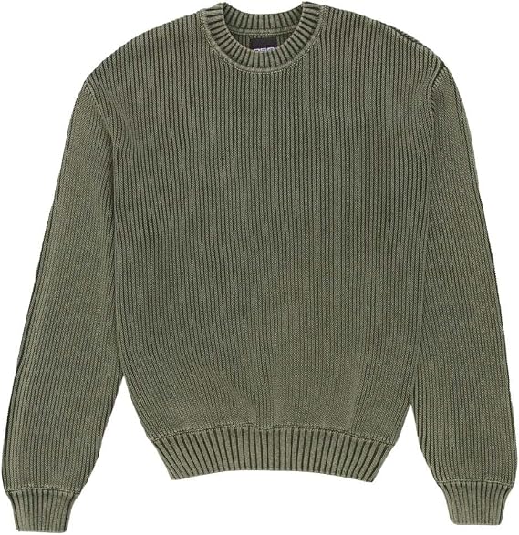 Rsq Mens Washed Crewneck Sweater