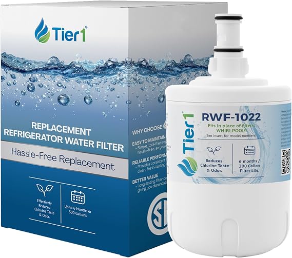 Tier1 RWF1022 Replacement for Whirlpool EDR8D1 Filter