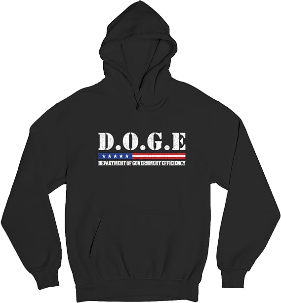 Tee Hunt Doge Department of Government Efficiency Unisex Sweatshirts