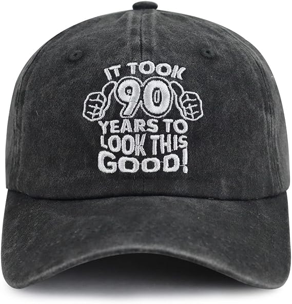 90th Birthday Gifts Baseball Hat for Women Men