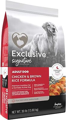 Exclusive | Signature Chicken & Brown Rice Comfort Care | Adult Dog Food 30 Pound 30 lb. Bag